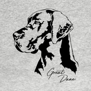 Proud Great Dane dog portrait T-Shirt